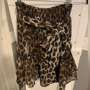 Cheetah Skirt - Size S
